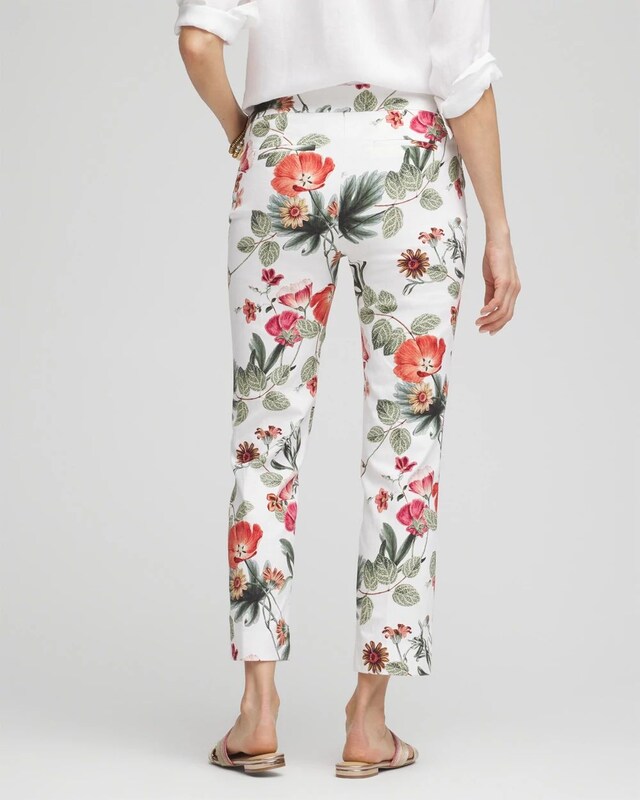 Brigitte Slub Cropped Pants - image 3